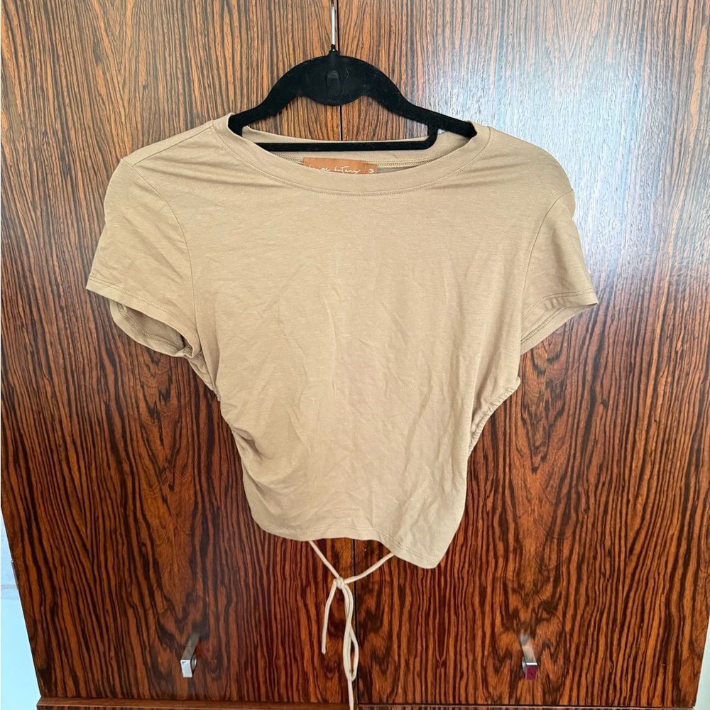 Casual Tan Women's Top
